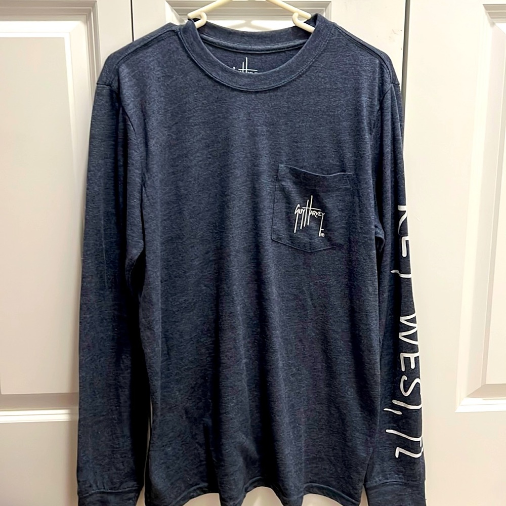 Navy Blue Guy Harvey long sleeve shirt.